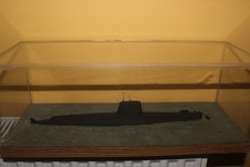 DIORAMA IN CASE GERMAN SUBMARINE AT ANCHOR (BZ15B)