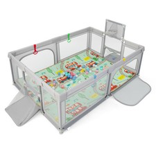 COSTWAY Large Baby Playpen