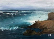Seascape Original Oil Painting