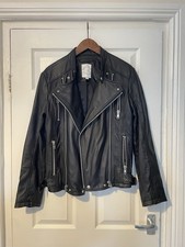 Enso Real Leather Biker Jacket