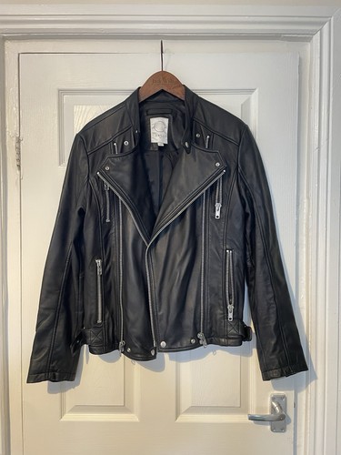 Enso real leather biker jacket - biker,