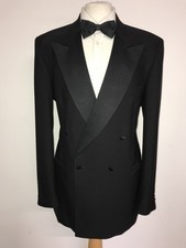 CROMBIE - BLACK WOOL CASHMERE