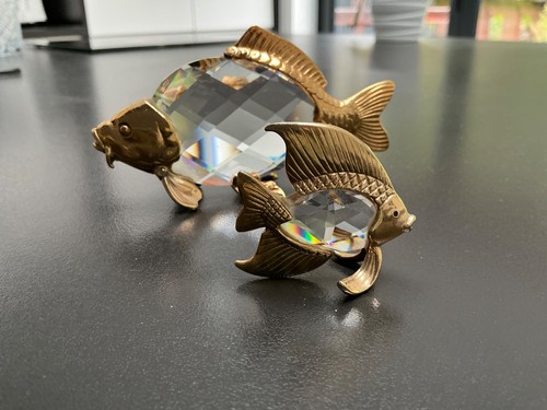 Crystal fish ornaments - fish,
