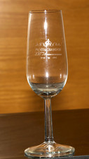 MOET & CHANDON Etched Branded Clear Champagne Glass Flute 21cm