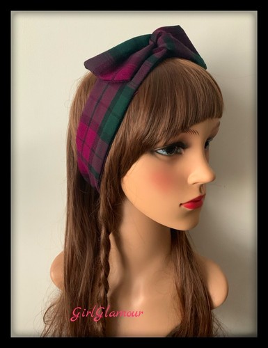 Royal stewart headband - royal,