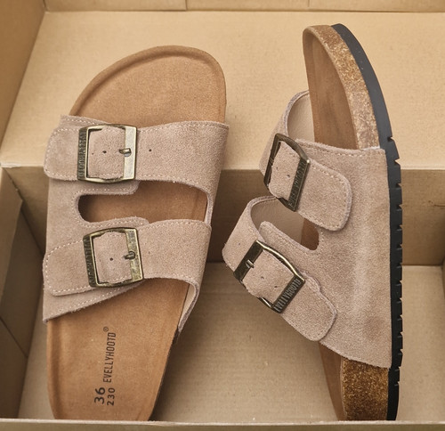 Evelyhootd suede double buckle - evelyhootd,