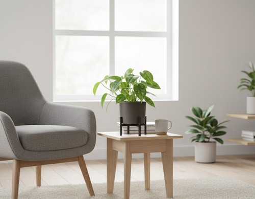 Modern minimalist plant stand - modern,