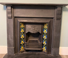 Antique cast iron tiled