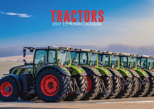 Tractors 2027 calendars - tractors, (a3