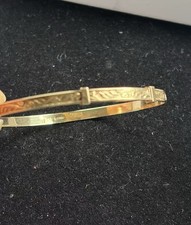 Vintage 9ct Solid Gold Bangle
