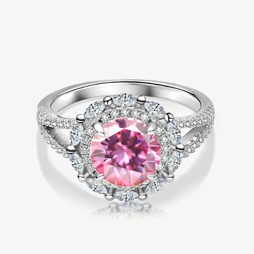 0ct round cut lab created - 2.0ct,