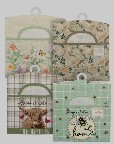 100 cotton peg bag with - 100%,