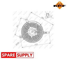 FAN, RADIATOR FOR NISSAN NRF