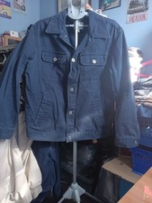 mod inspired blue denim jacket in excellent condition