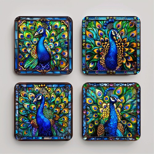 Set coasters stain - set,