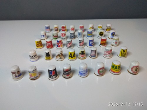 Ceramic thimbles bundle lot - 40,