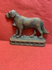 Vintage Solid Cast Iron Saint