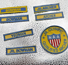 NAA JOAD Jr. Olympic Archery USA Camp Club Qualified Archer PATCH And More