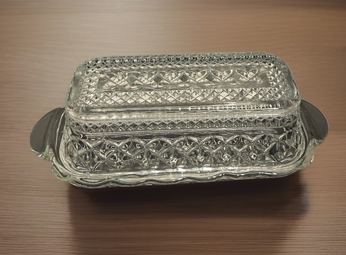 Vintage butter dish - butter,