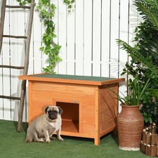 82cm Wooden Dog Kennel House Garden Shelter Backyard Waterproof Pet Supplies