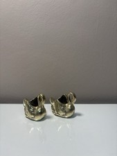 VINTAGE SMALL BRASS SWAN MATCH