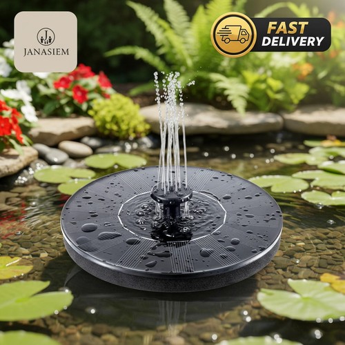 Upgraded solar fountain - fountain, pump