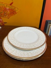 Wedgwood Celestial Gold set of 8, 31.4cm Chargers or large dinner plates