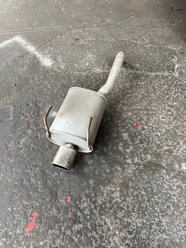 Fiat 500 exhaust back - back, box