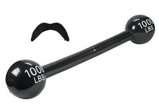 Inflatable Barbell & Moustache