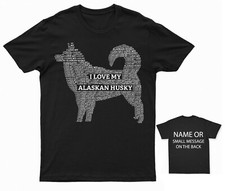 I Love My Alaskan Husky Funny Gift For Pet Lovers T-shirt