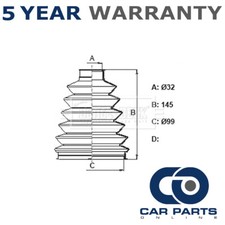 CV Joint Boot Set Front Outer