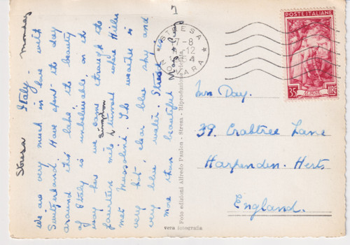 Postcard genealogy day - postcard,