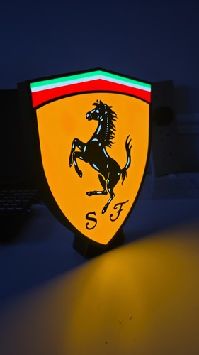 Ferrari led dimmable wall - ferrari,