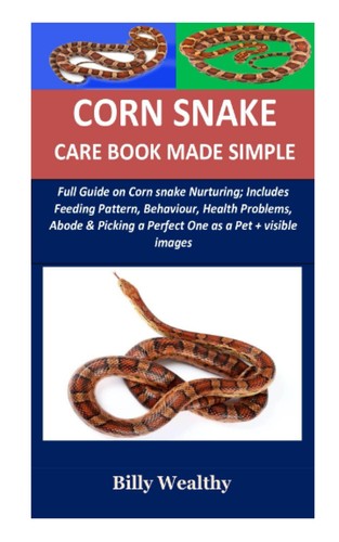 Corn snake care book made - snake,