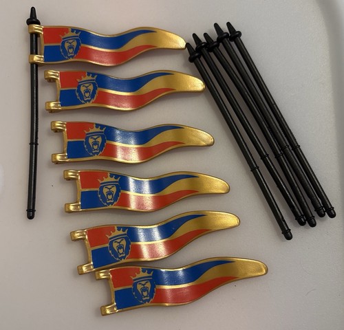 Playmobil lion knight flags - knight,