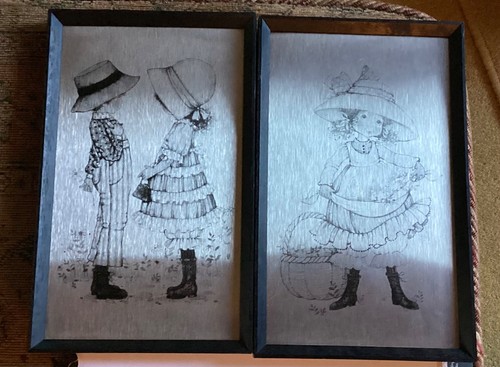 Holly hobbie etched - hobbie, aluminium