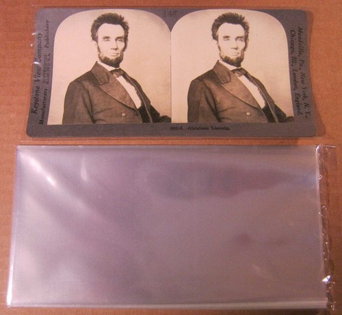 100 stereoview sleeves 1 - 100,