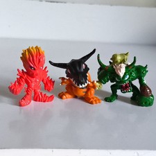 Vintage Mini Digimon PVC Figures 2” Bandai 3x Bundle 1997-98 Collectables