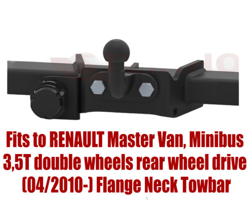 Flange neck tow bar for - tow,