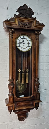 Antique walnut triple weight - antique,