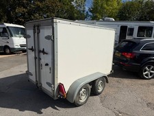 ARMITAGE CARGO TRAILER, 4 WHEEL, ROBUST CONSTRUCTION, BARN DOORS, 8FT LONG