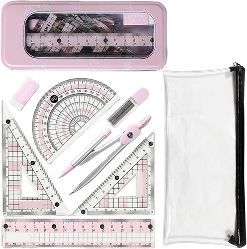 Piece protractor and - 9,