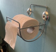 Chrome Wall Mounted Toilet Roll Holder Cradle
