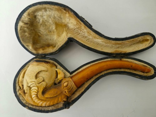 Antique meerschaum pipe - antique,