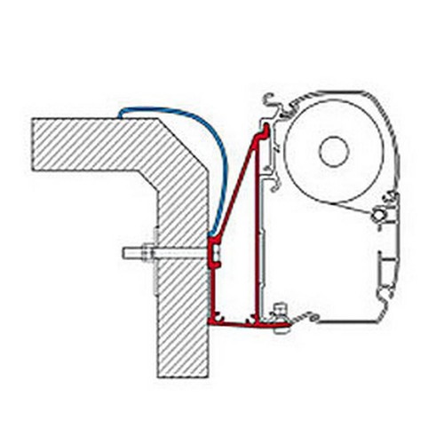 Fiamma 400cm adapter bracket - 400cm,
