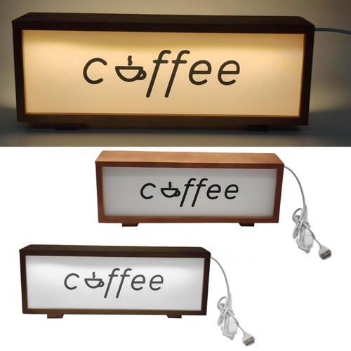 Coffee sign frame - coffee, light