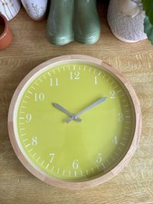 Habitat / Tu Yellow Wall Clock 29cm