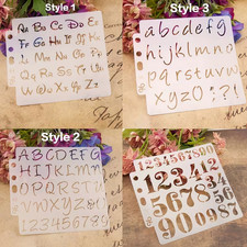 Letter & Number Stencil Set