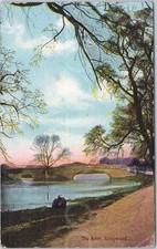 Antique Postcard River Avon