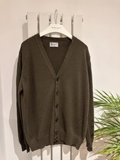 Johnstons of Elgin Large Cashmere Khaki Cardigan RRP£650